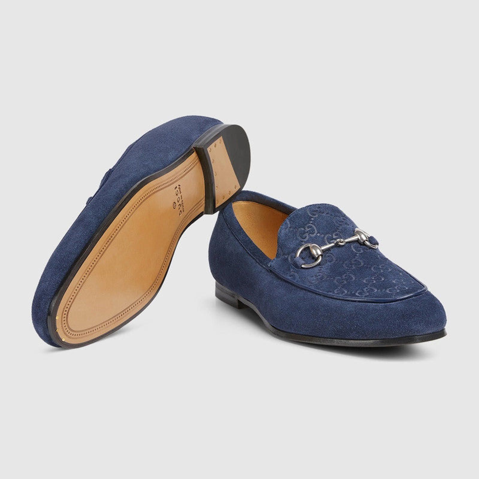 Gucci Gucci Horsebit GG Suede Loafers Size US 7 / EU 40 - 4 Thumbnail