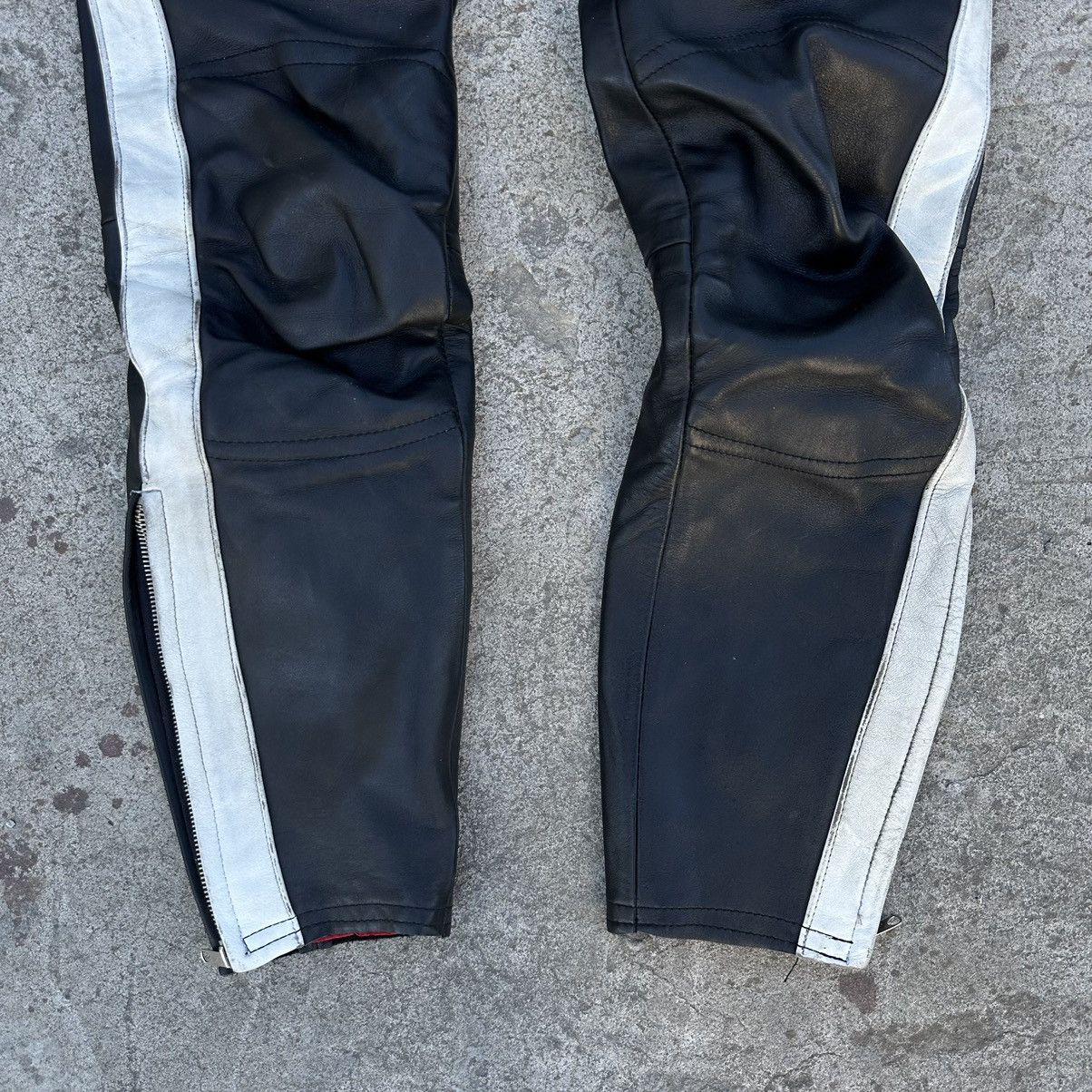 Vintage Vintage Moto Leather Pants Size 34 Style USA 90s Y2K Size US 34 / EU 50 - 9 Thumbnail