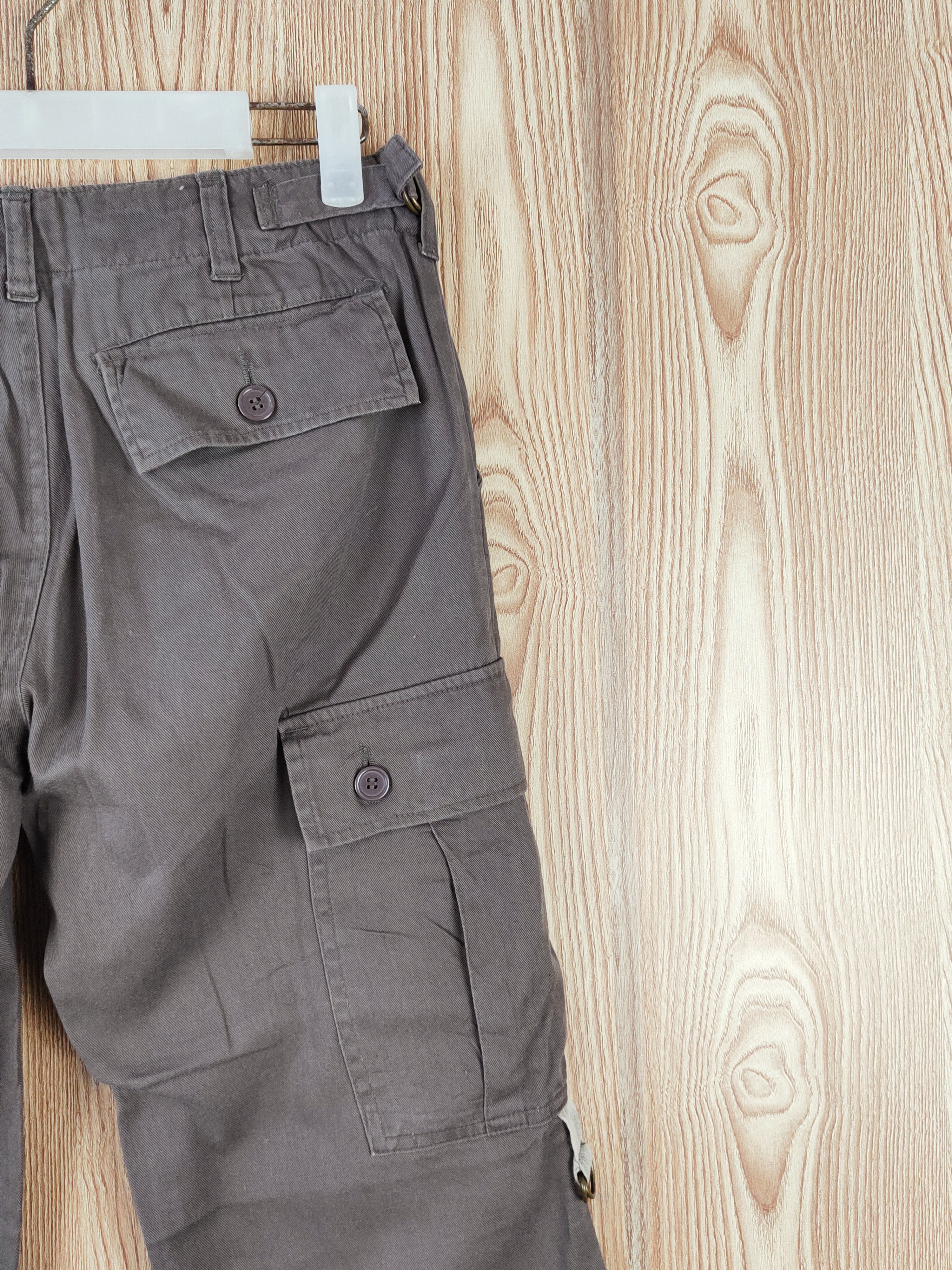 Japanese Brand Rouet Dark Gray Multipocket Tactical Cargo Pants #W638 Size US 27 - 11 Thumbnail