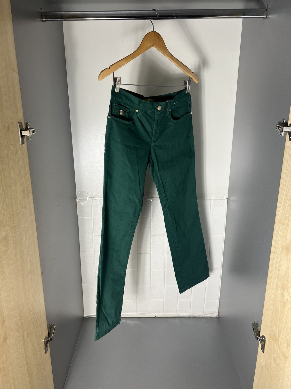 Versus Versace VINTAGE VERSACE JEANS CLASSIC ITALIAN DESIGNER DELUX CASUAL Size 27" / US 4 / IT 40 - 4 Thumbnail