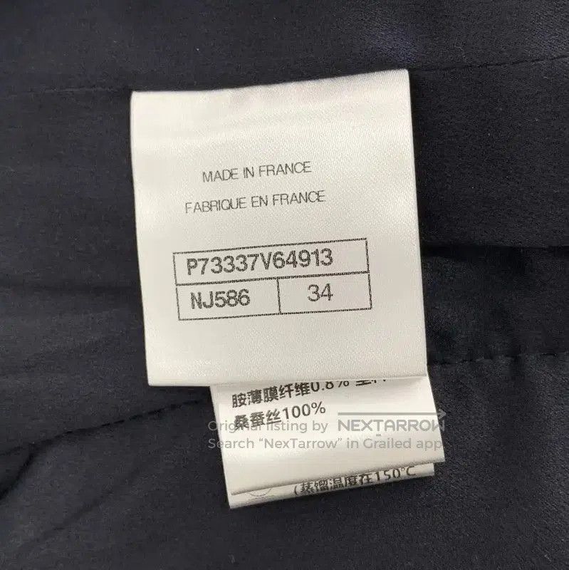 Chanel Chanel Blue Cotton Women's Jacket . Size XXS / US 00 / IT 34 - 6 Thumbnail