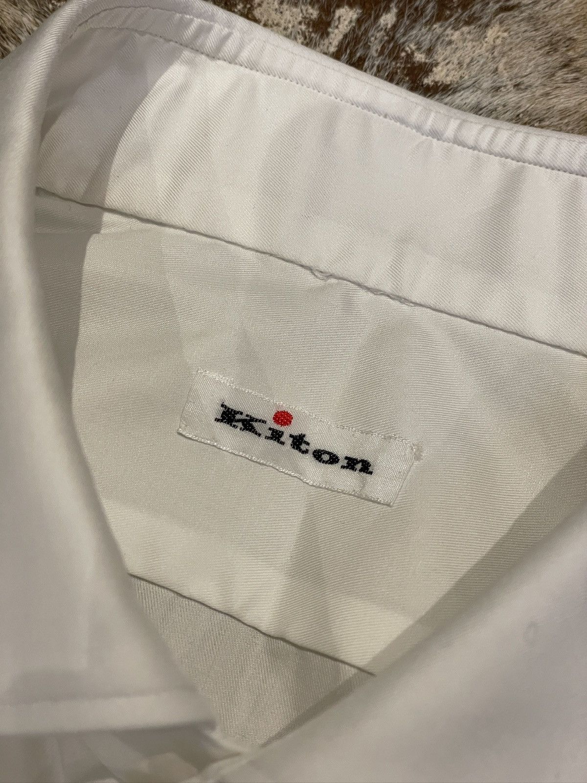 Kiton Kiton Shirt Size 16 collar Size US M / EU 48-50 / 2 - 2 Thumbnail