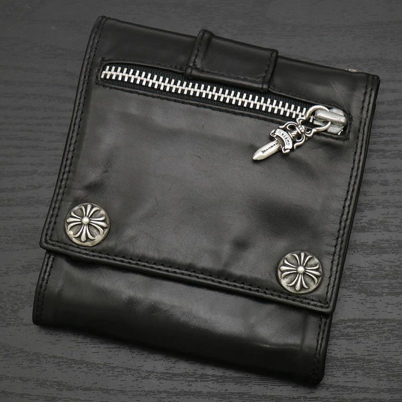 Chrome Hearts Chrome Hearts 3-Fold Cross Button Wallet Size ONE SIZE - 1 Thumbnail
