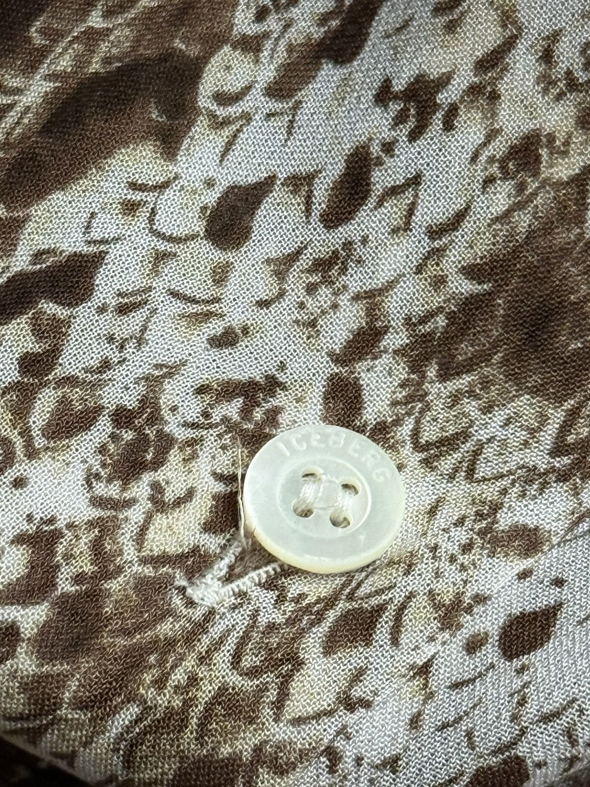Iceberg Iceberg snake skin archive runway ls long shirt vintage Size S / US 4 / IT 40 - 5 Thumbnail