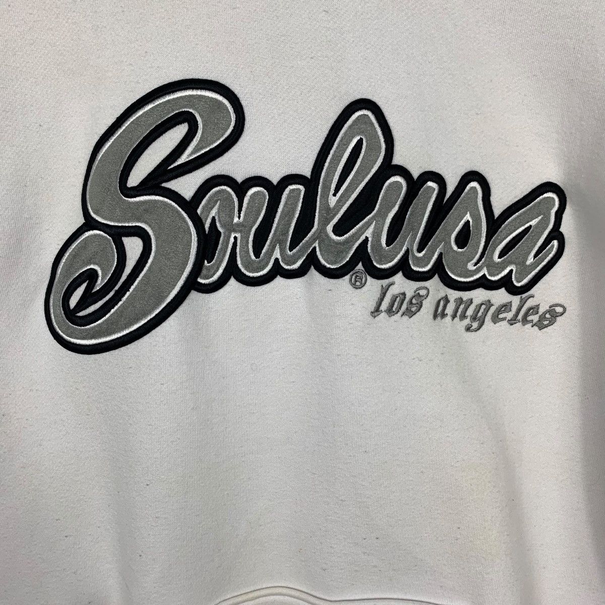 Japanese Brand SOUL USA Los Angeles Big Logo Pullover Hoodies #1770-C78 Size US L / EU 52-54 / 3 - 13 Thumbnail