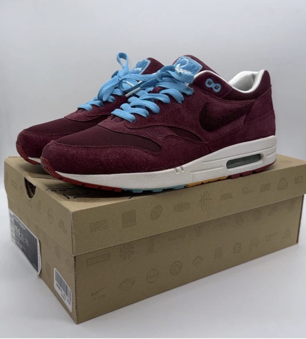 Nike × Parra Nike Air Max 1 Premium Patta x Parra Cherrywood SZ 10.5 US Size US 10.5 / EU 43-44 - 1 Thumbnail