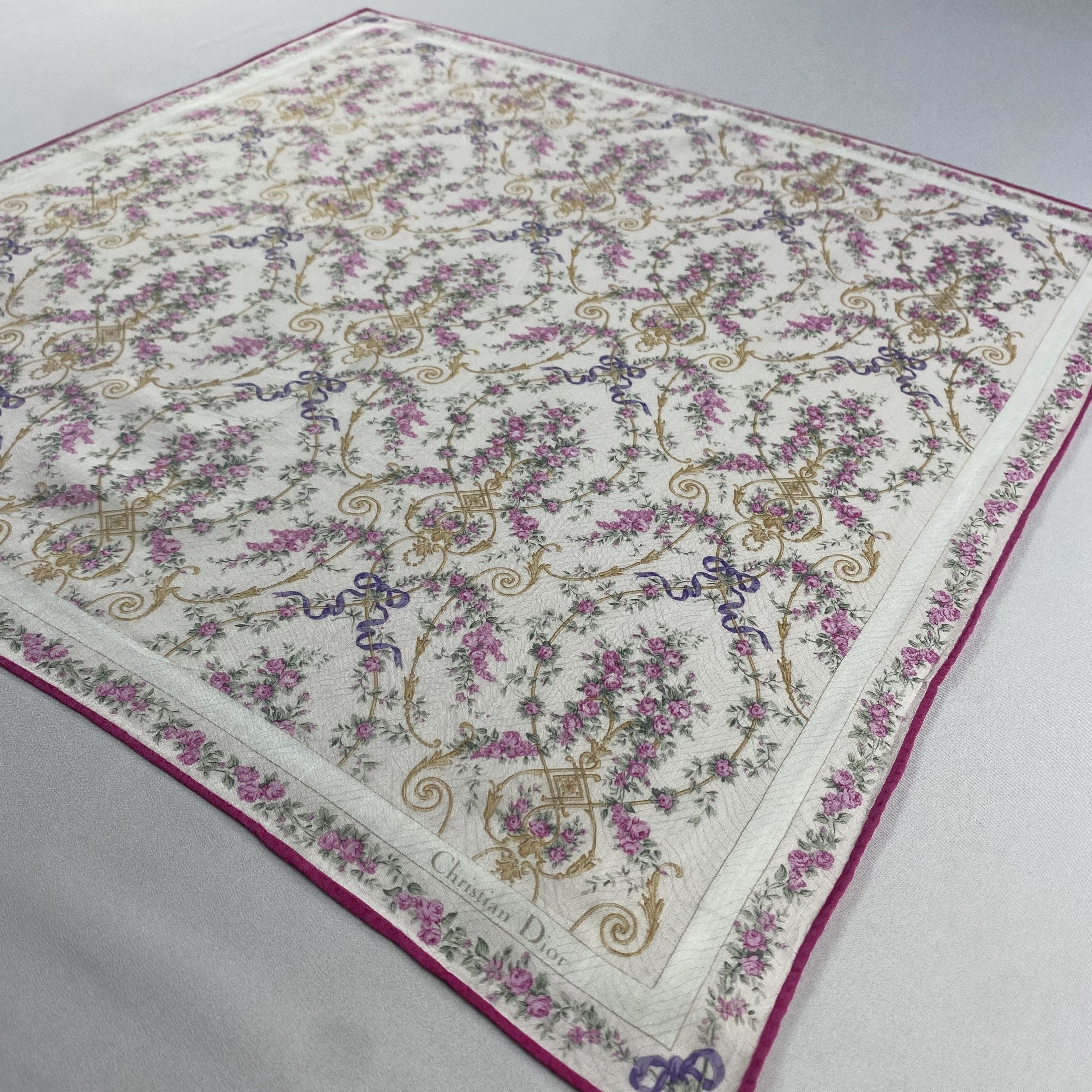 Vintage Christian Dior Monsieur Handkerchief / Neckerchief-P1907 Size ONE SIZE - 2 Thumbnail
