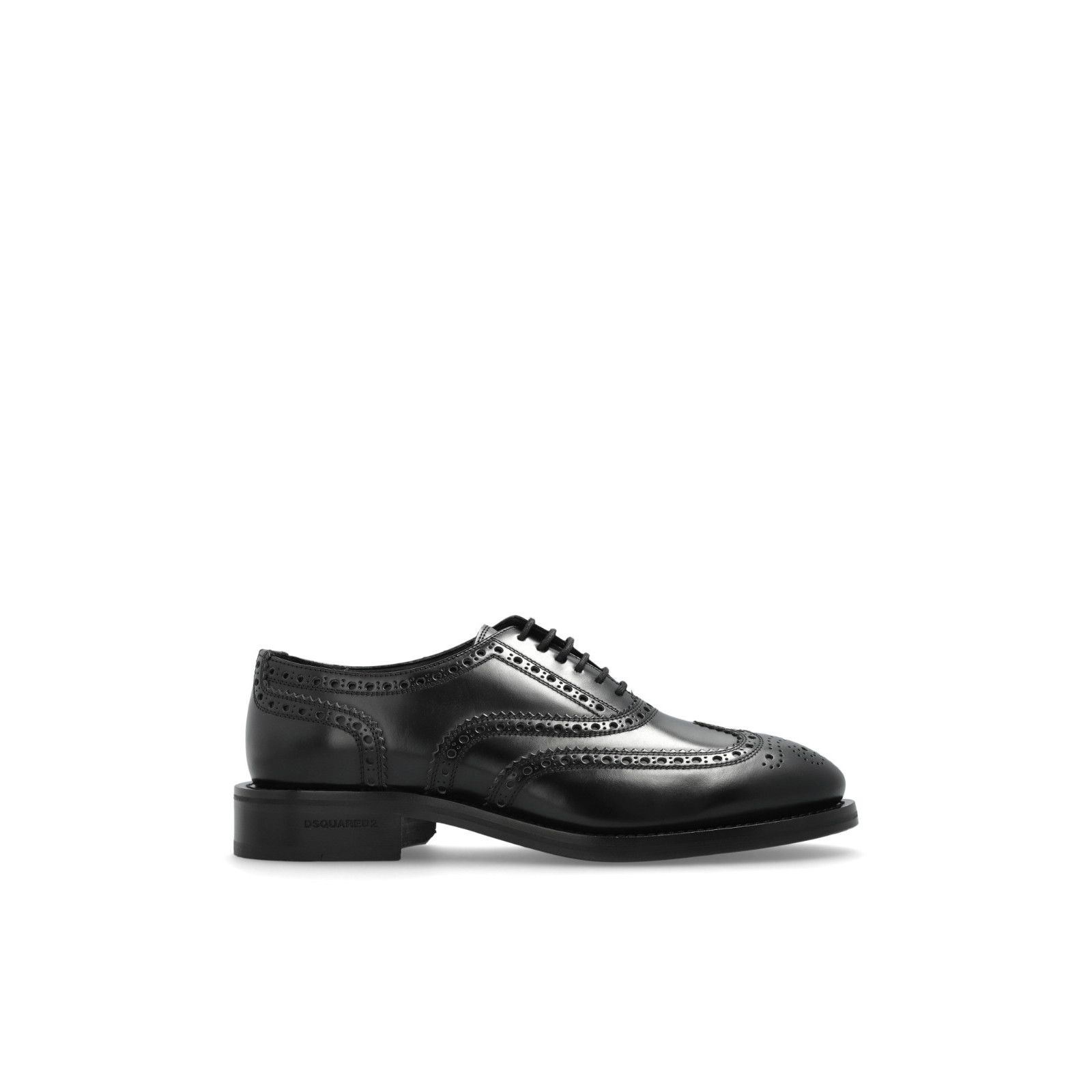 Dsquared2 DSQUARED2 Black Derby Shoes New & Authentic (Men's size:12;) Size US 12 / EU 45 - 1 Thumbnail
