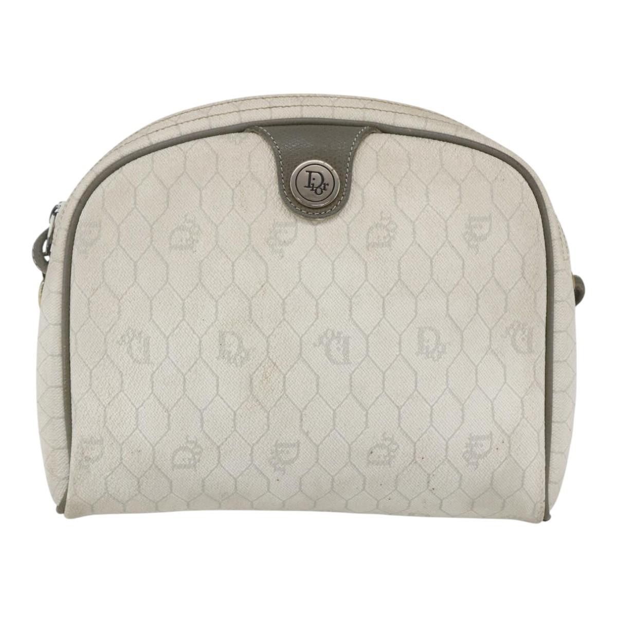 Dior Christian Dior Vintage Honeycomb Canvas and Leather Size ONE SIZE - 1 Thumbnail