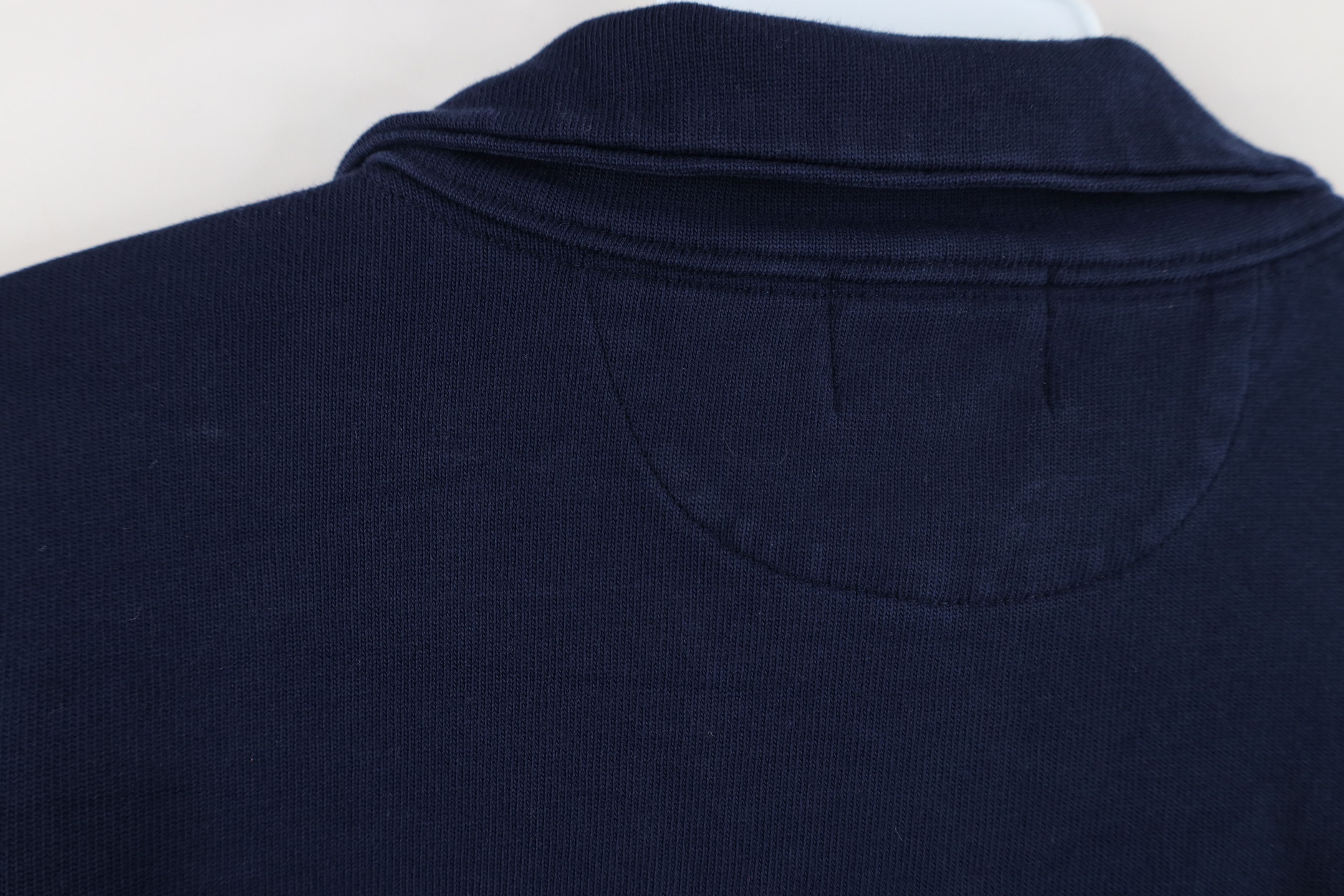 J.Crew × Vintage Vintage J Crew Elbow Patch Half Zip Pullover Sweater Blue Size US XL / EU 56 / 4 - 11 Thumbnail