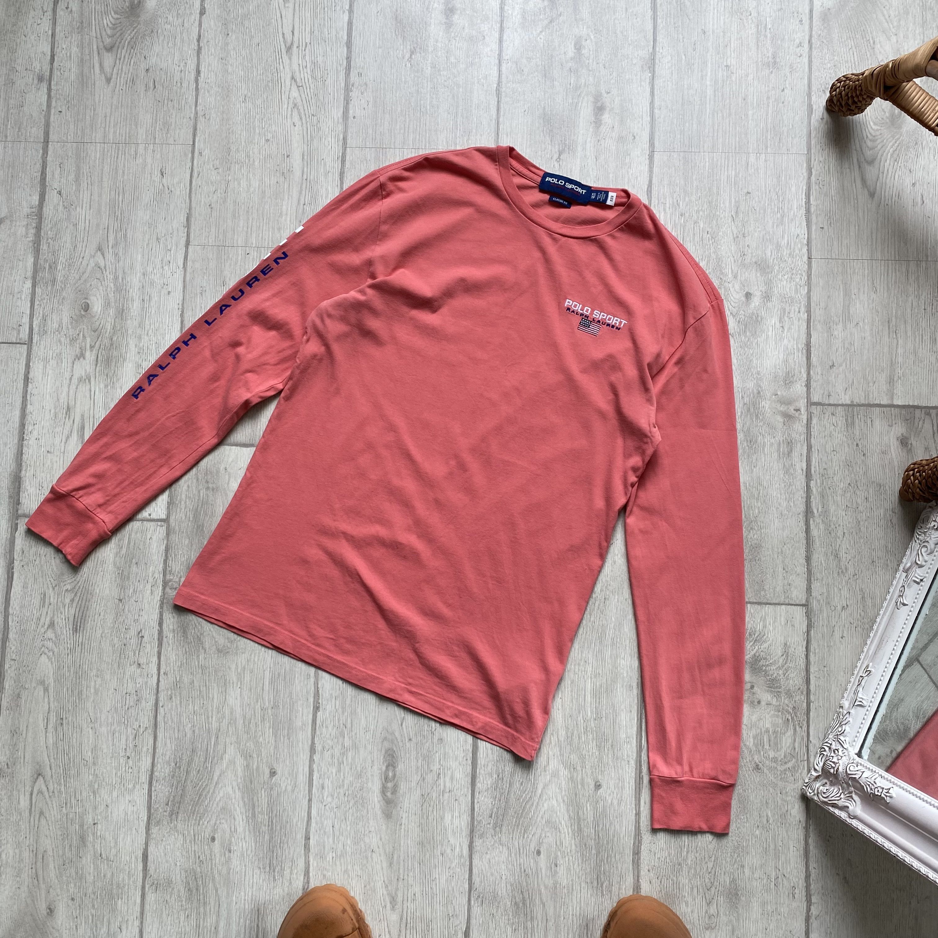 Polo Ralph Lauren Polo Ralph Laren Sport Long sleeve tee big logo Size US XS / EU 42 / 0 - 7 Thumbnail