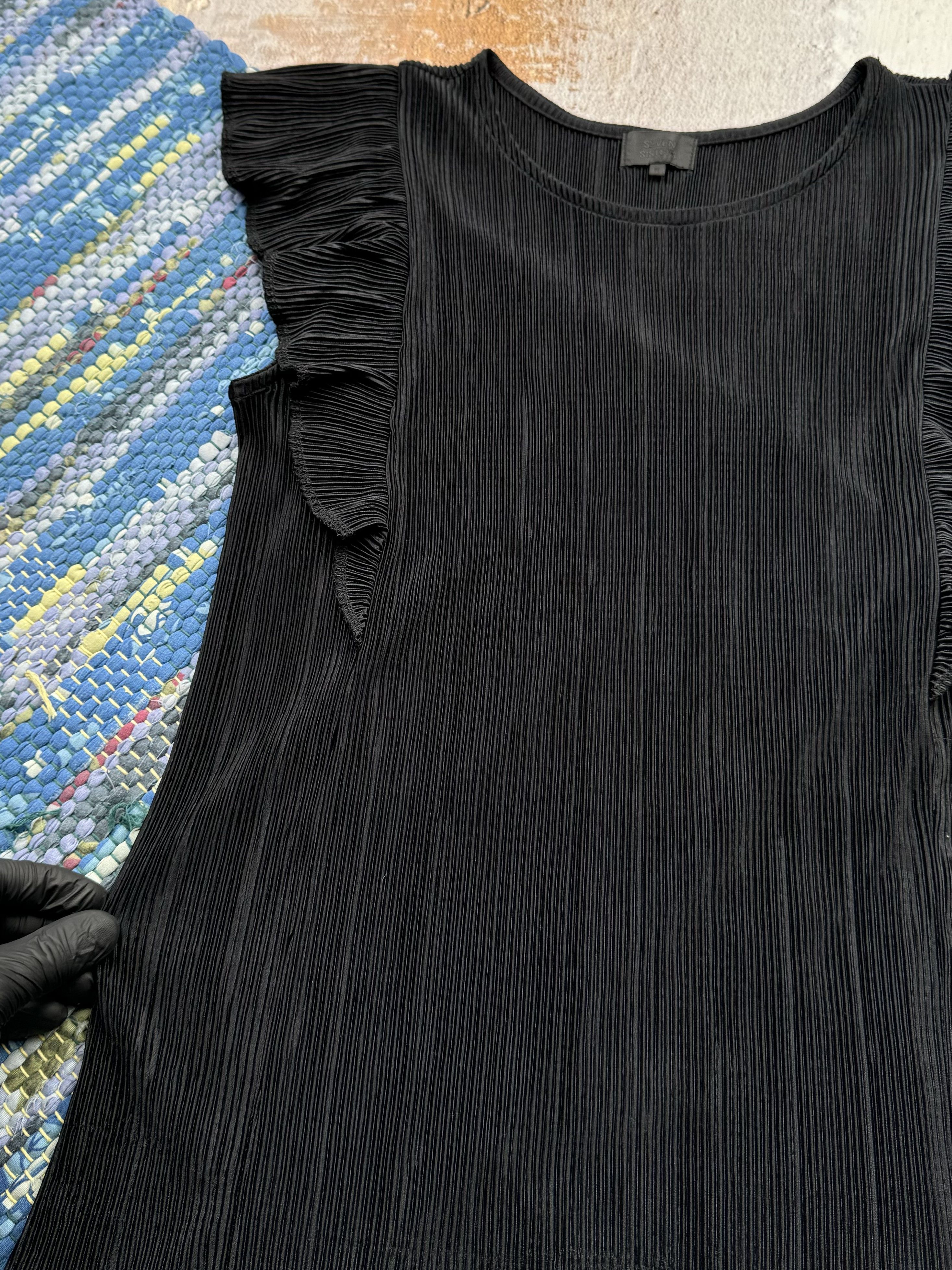 Japanese Brand Vintage Plisse Tank A122(263) Size M / US 6-8 / IT 42-44 - 2 Thumbnail