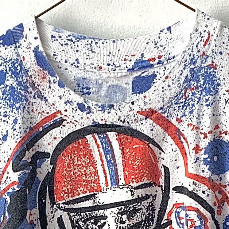 Other rare 90s Buffalo Bills t-shirt, all-over printed Size US L / EU 52-54 / 3 - 10 Thumbnail