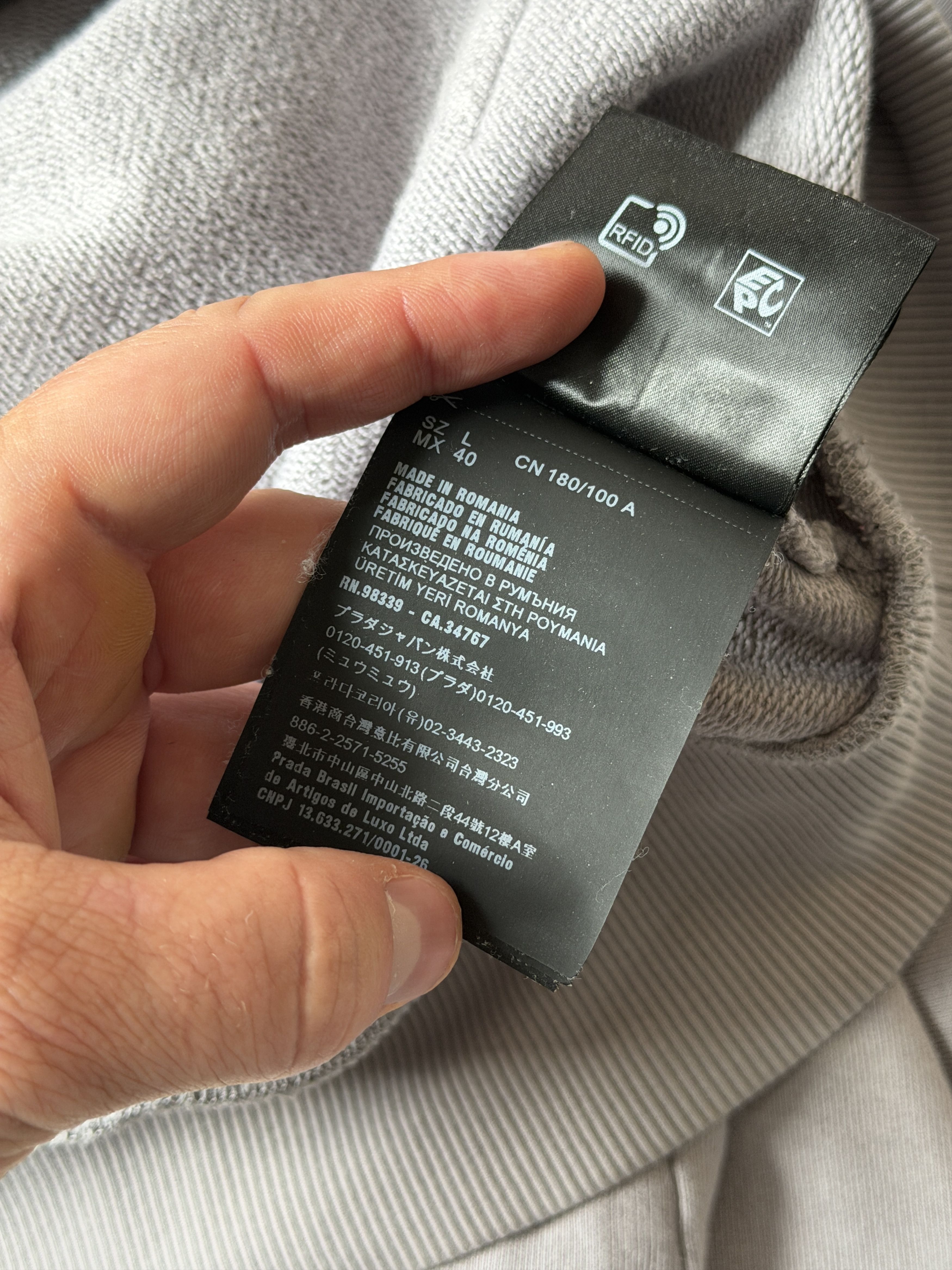 Prada Prada Hoodie Size US L / EU 52-54 / 3 - 8 Thumbnail