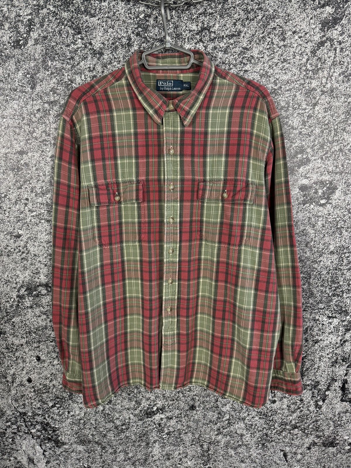Polo Ralph Lauren Vintage Polo Ralph Lauren Long Sleeve Shirt Button Up XXL Size US XXL / EU 58 / 5 - 1 Thumbnail