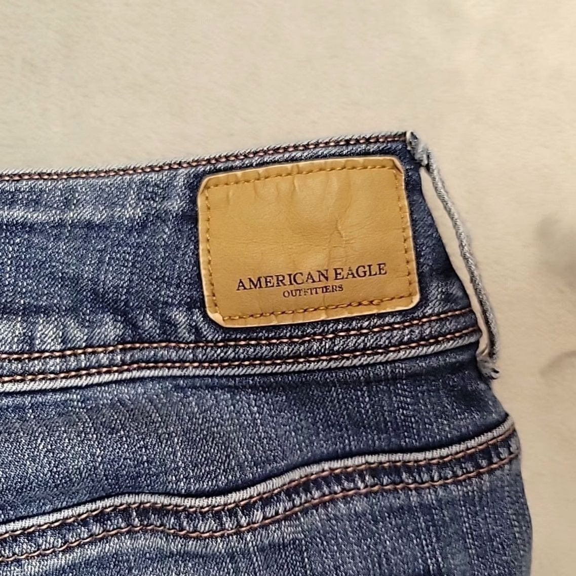 American Eagle Outfitters American Eagle Jeans Women 12 Tall Blue Super Stretch Denim Flared Bootcut Jeans Mens? Size 34" / US 12 / IT 48 - 7 Thumbnail