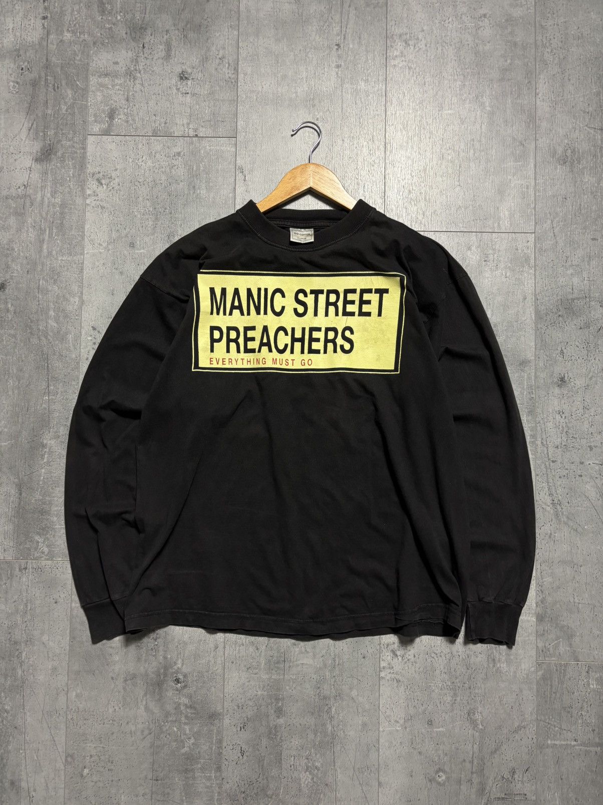 Band Tees Vintage 1996 Manic Street Preachers Everything Must Go Tee Size US XL / EU 56 / 4 - 3 Thumbnail