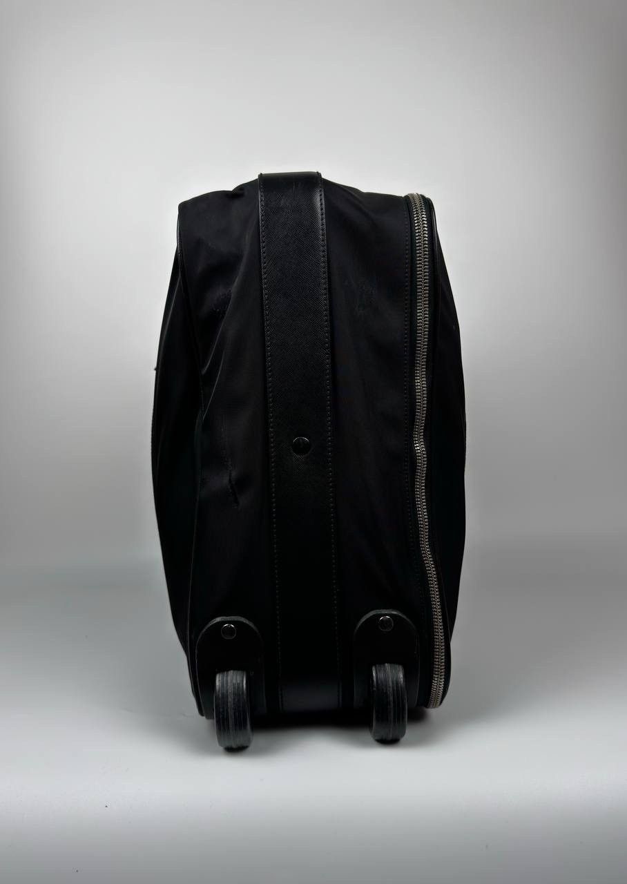 Prada Prada Saffiano Black Nylon Luggage Bag Size ONE SIZE - 6 Thumbnail