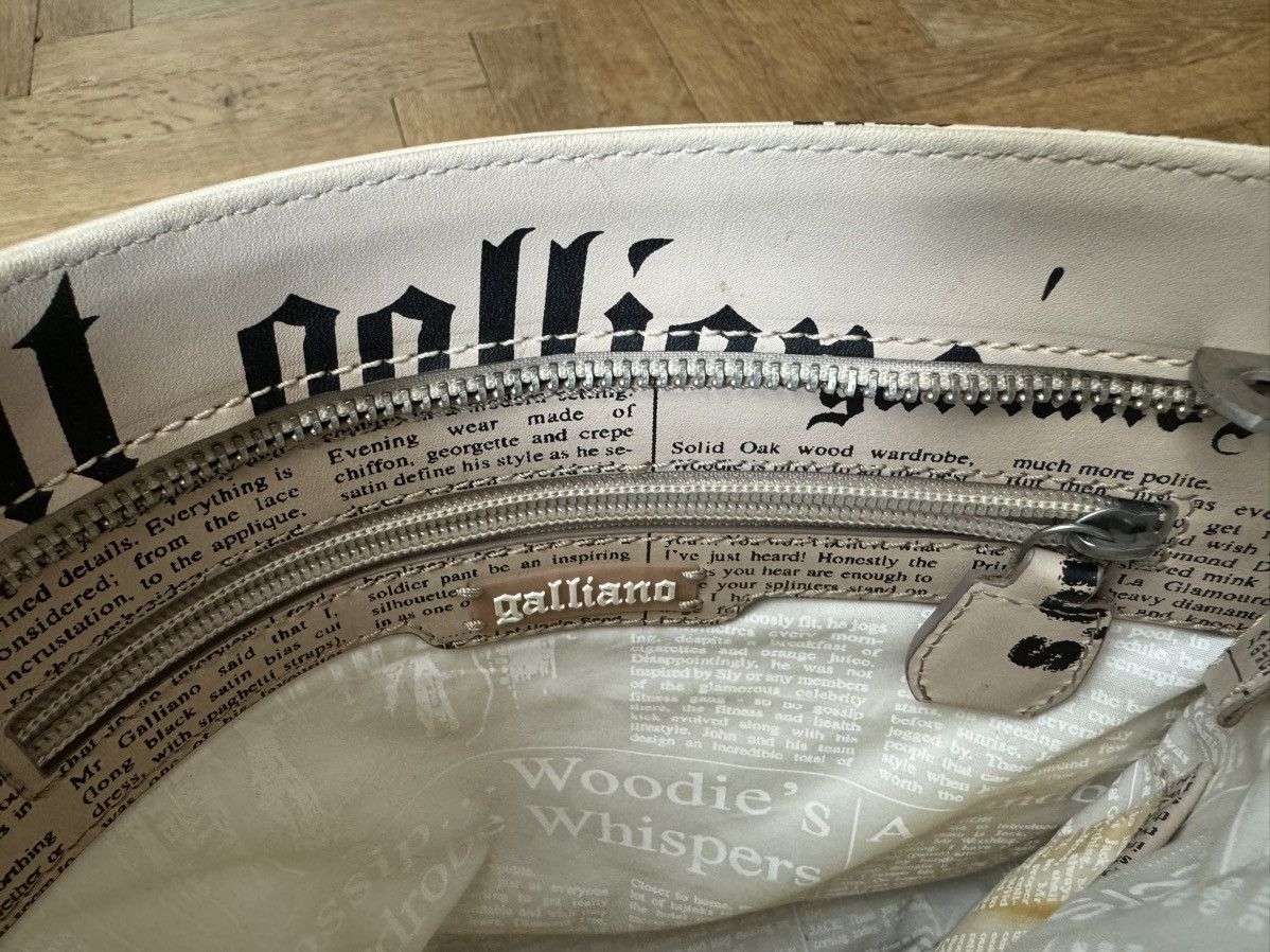 John Galliano Vintage Galliano Gazette Crossbody Leather Bag Size ONE SIZE - 10 Thumbnail