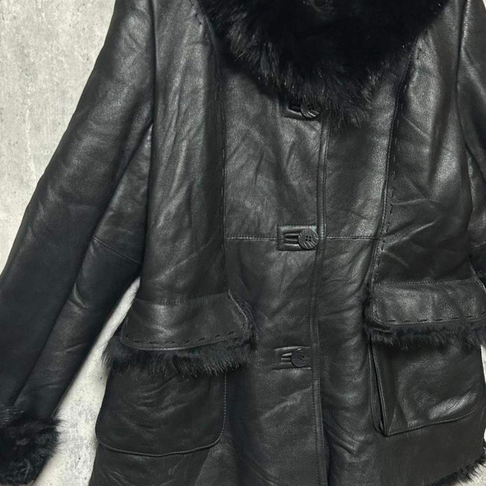Other Real sheep skin and fox fur grunge penny lane jacket coat Size XS / US 0-2 / IT 36-38 - 4 Thumbnail