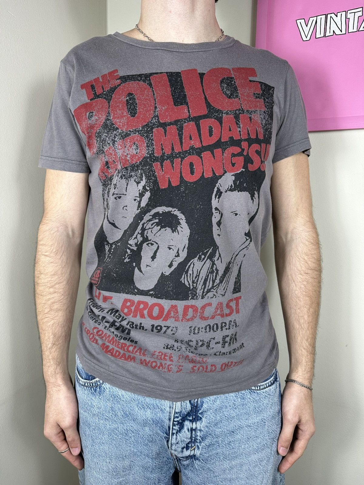 Band Tees The Police Vintage T Shirt Rock Band Tee Distressed Promo Size US S / EU 44-46 / 1 - 2 Thumbnail