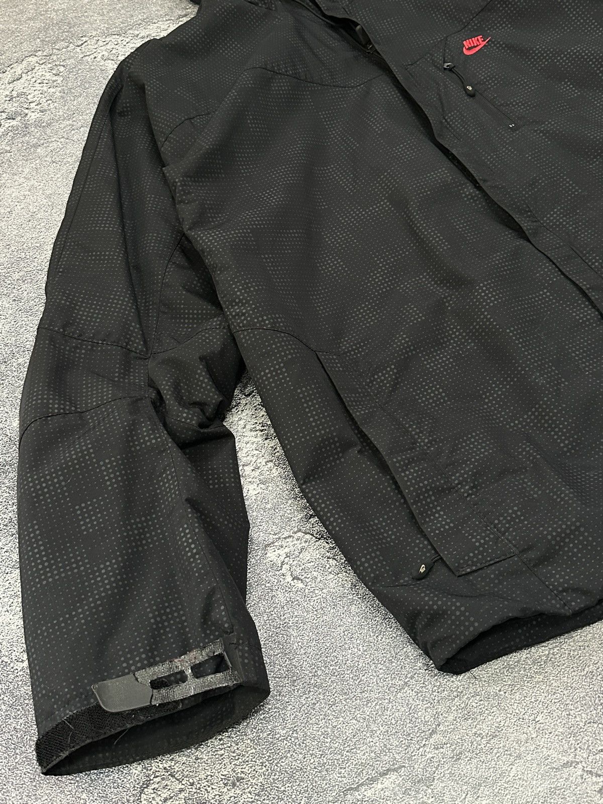 Nike Vintage Nike 00’s Black Nylon Drill Gorpcore Hood Jacket XL Size US XL / EU 56 / 4 - 8 Thumbnail