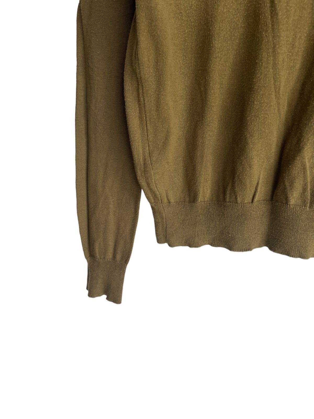 Helmut Lang RARE 1980s Helmut Lang Olive Crewneck Knitwear Sweater Size US M / EU 48-50 / 2 - 4 Thumbnail