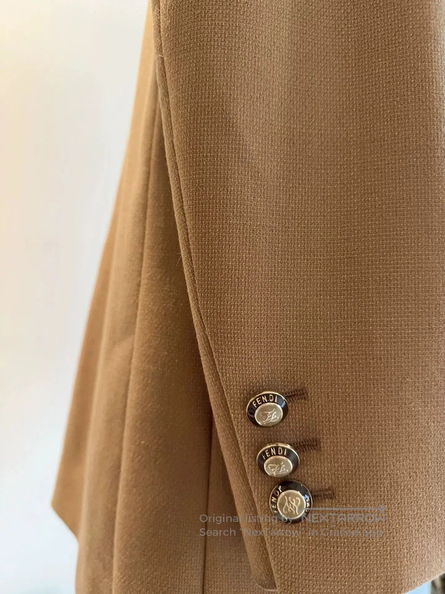 Fendi Fendi Runway Double-Breasted Wool Blazer. Size US L / EU 52-54 / 3 - 4 Thumbnail