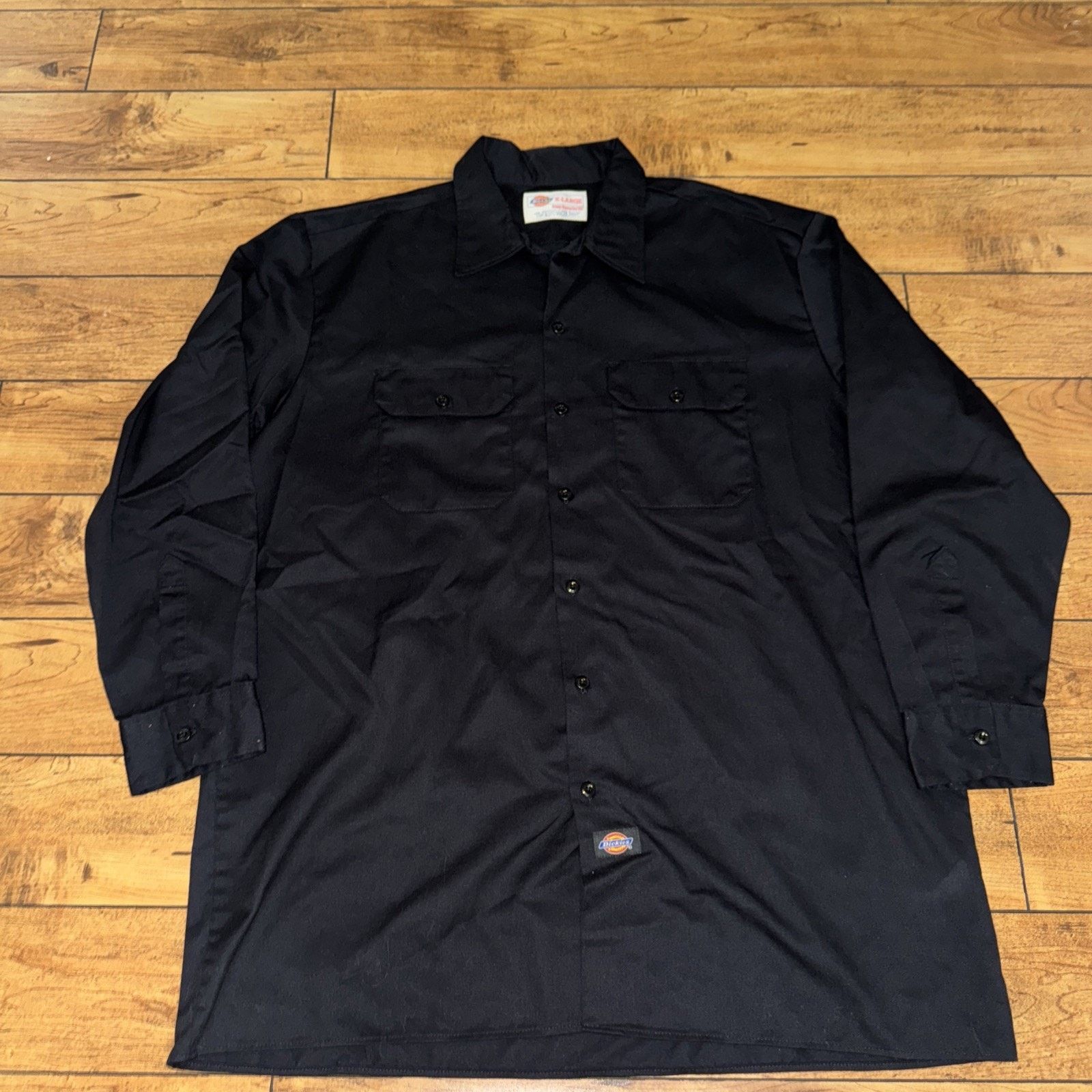 Dickies × Vintage Dickies Workwear Mechanic Shirt XL Black 25x33 Size US XL / EU 56 / 4 - 1 Thumbnail