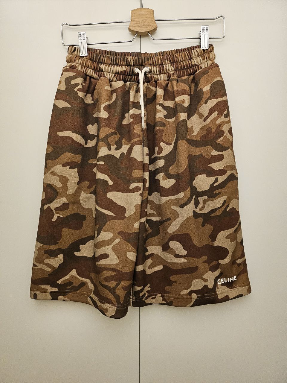 Celine *New* Camo Sweatshorts Shorts Size US 28 / EU 44 - 1 Thumbnail