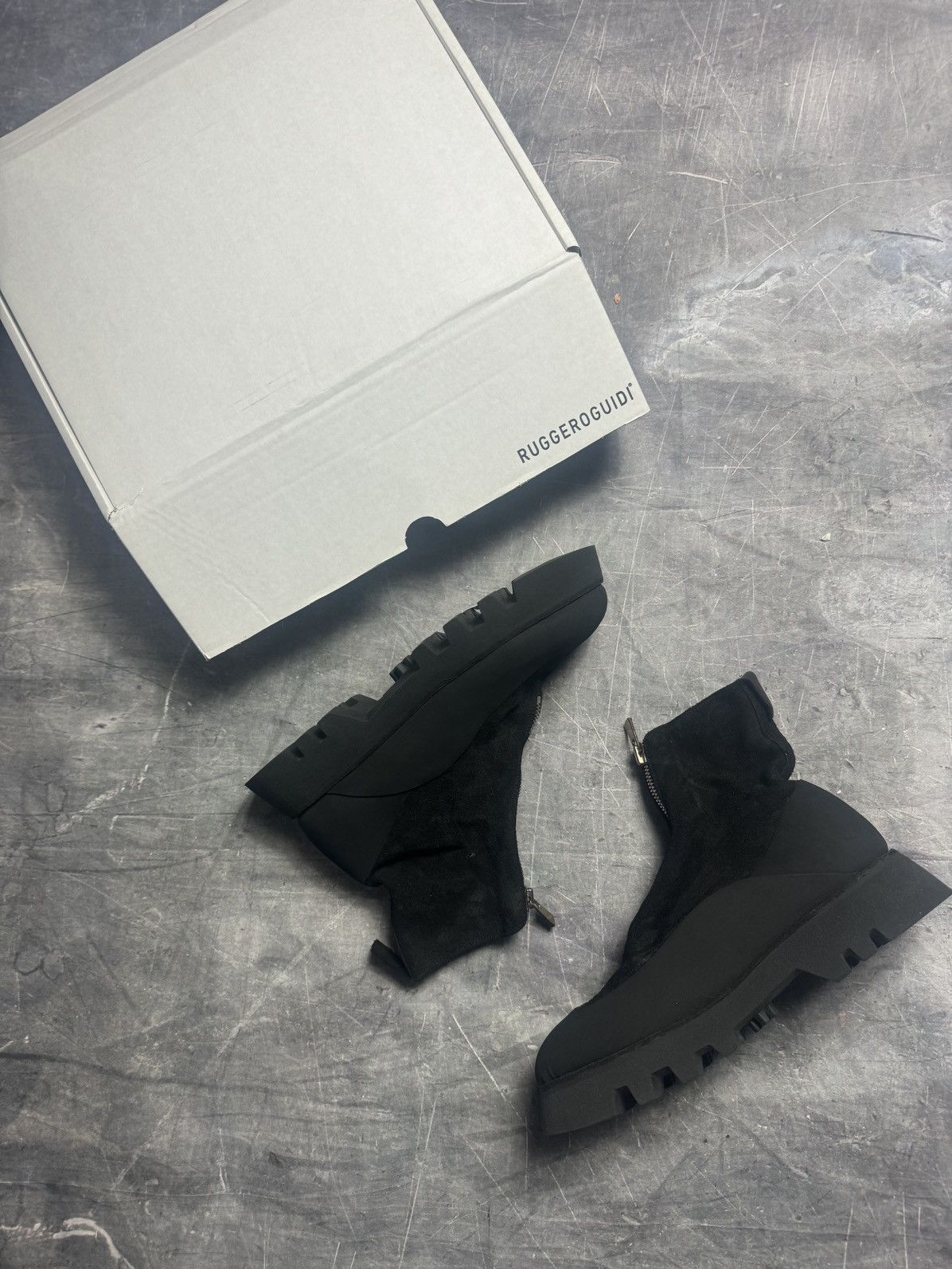 Guidi Guidi ZO06FZV Reverse Horse Suede Zoomorphic Ankle Boot Size US 8 / EU 41 - 1 Thumbnail