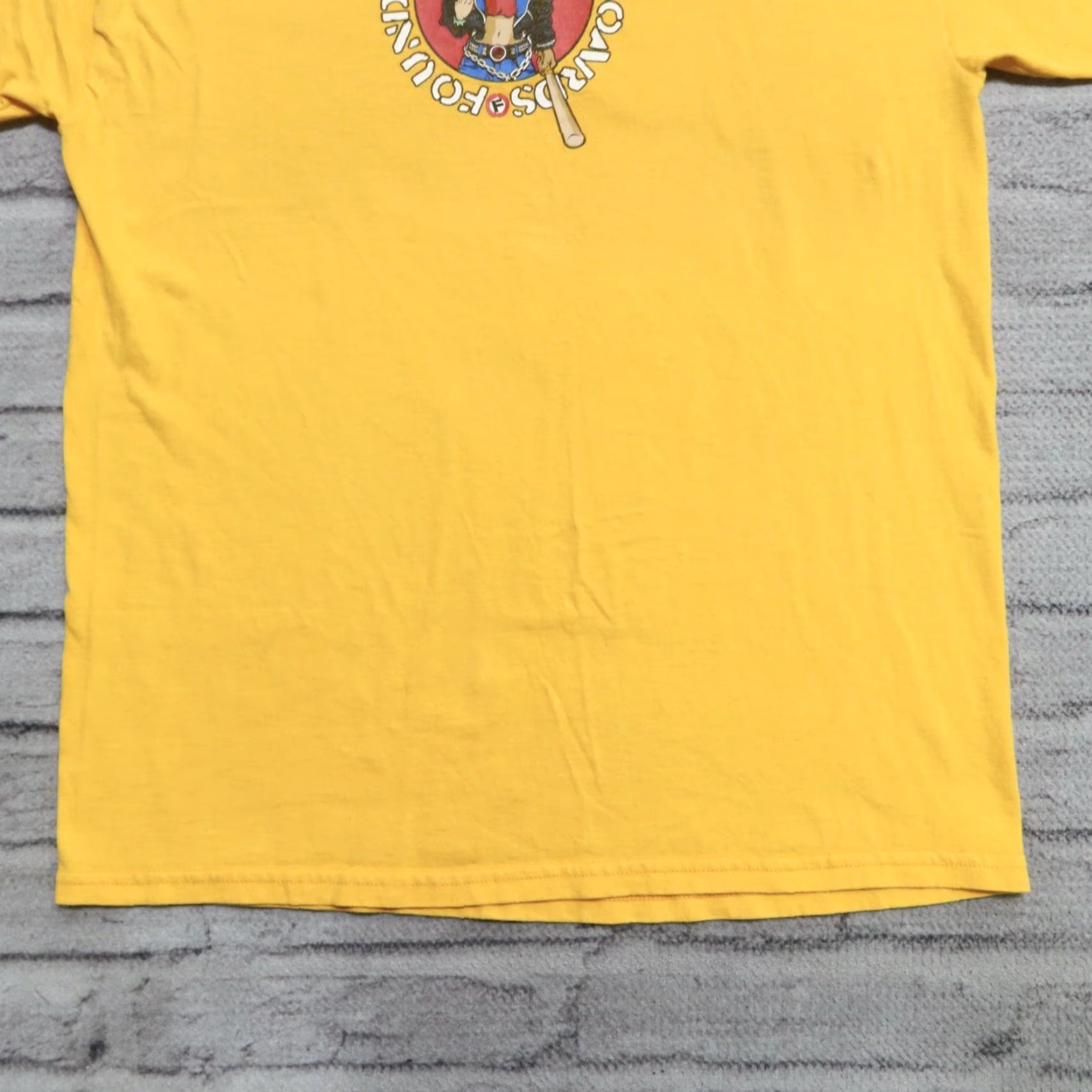 Vintage VINTAGE Foundation Skateboards Shirt Mens Large Yellow 90s Punk Size US L / EU 52-54 / 3 - 3 Thumbnail