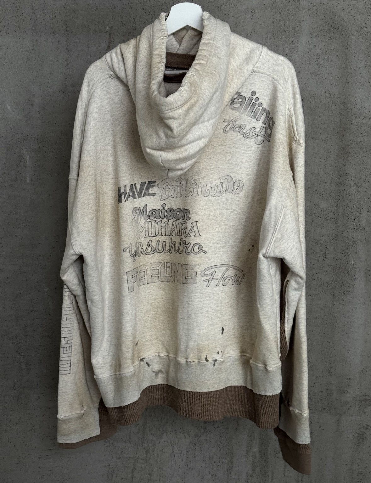 Maison MIHARA YASUHIRO Maison Mihara Yasuhiro Combined Graffiti Hoodie AW22 Size US L / EU 52-54 / 3 - 2 Thumbnail