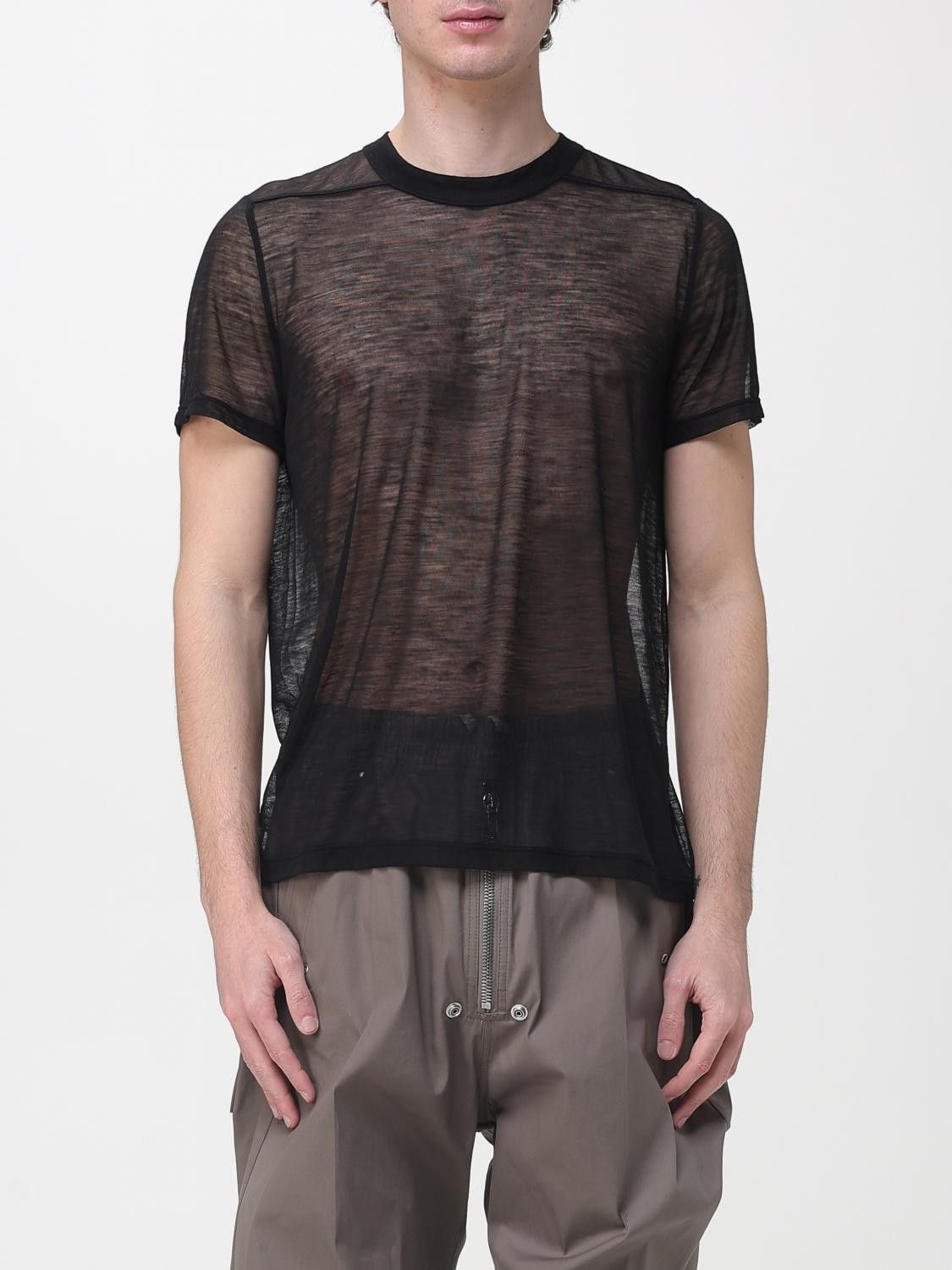 Rick Owens Rick Owens T-Shirt Men Black Size US XL / EU 56 / 4 - 1 Thumbnail