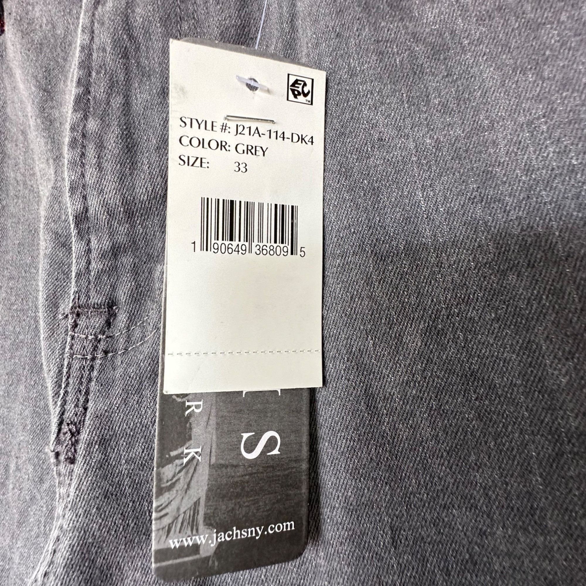 Other JACHS New York Mens Jeans Sz 33*31 JACHS New York Grey Slim Size US 33 - 8 Thumbnail