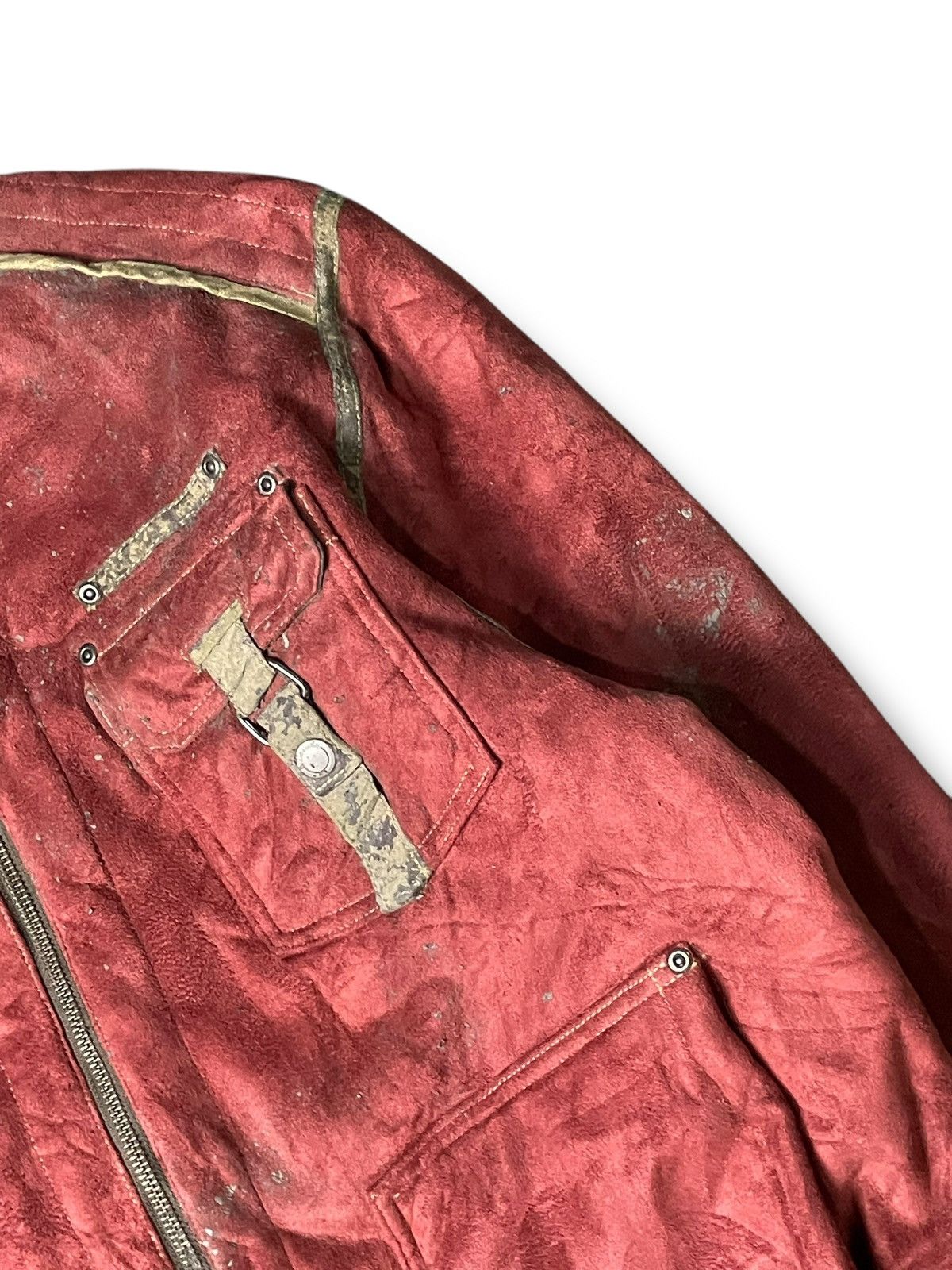 Japanese Brand × Vintage Comming Man Brand Leather Suede Jacket (70) Size US L / EU 52-54 / 3 - 6 Thumbnail