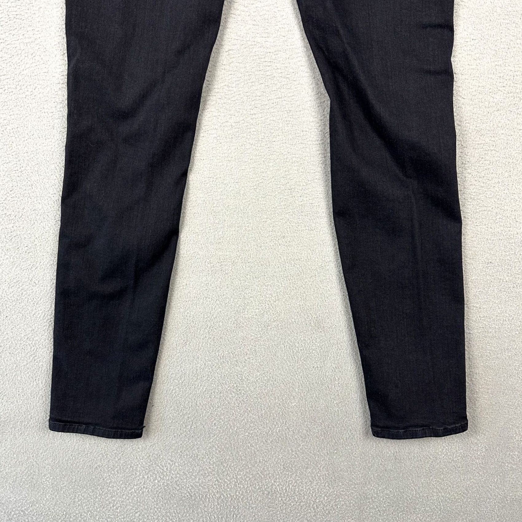 Frame FRAME Le Skinny de Jeanne Jeans Womens 27 Black Denim Distressed EUC Size 27" / US 4 / IT 40 - 6 Thumbnail
