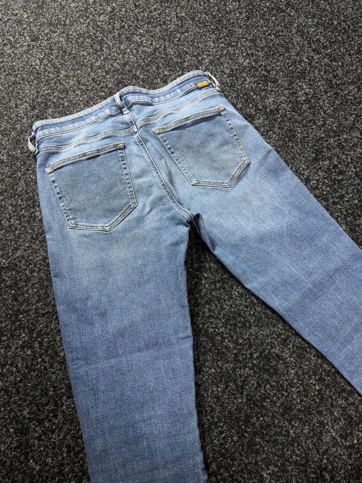 Diesel Luxury 00s Diesel Slandy-Zip Super Skinny Zip Jeans Punk Y2K Size 31" - 14 Thumbnail
