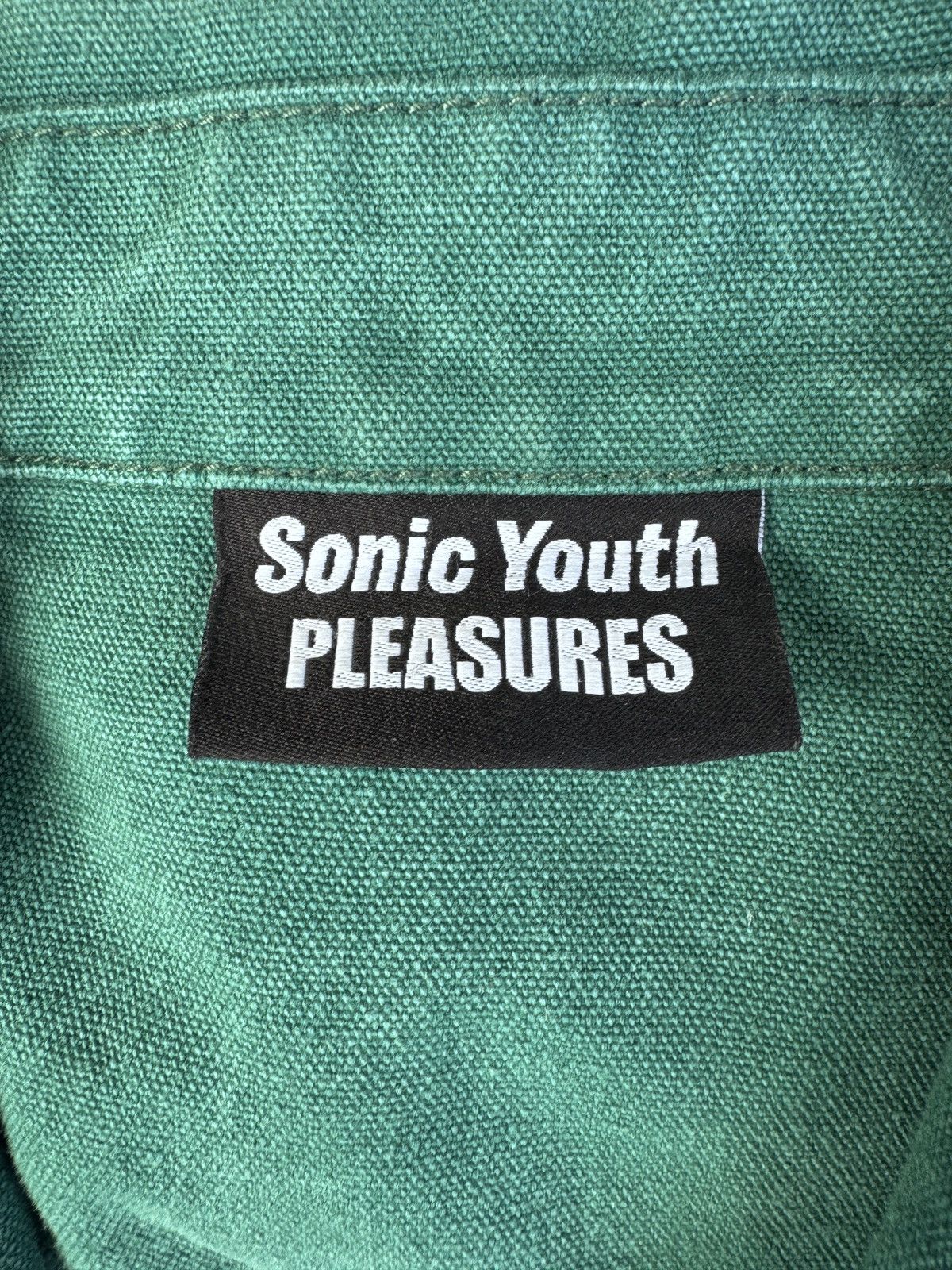 Pleasures PLEASURES x Sonic Youth Dirty Work Jacket Green Size US M / EU 48-50 / 2 - 3 Thumbnail