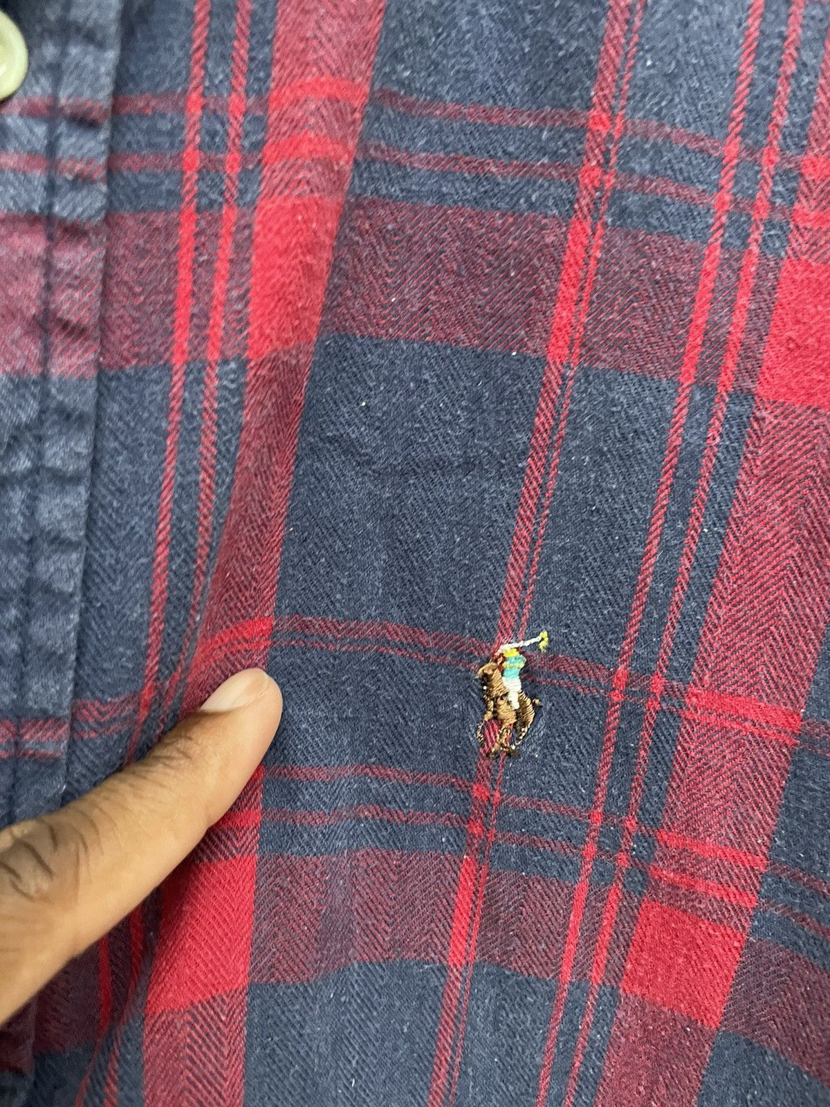 Polo Ralph Lauren Vintage Polo Ralph Lauren Plaid Blue Red Shirt Our Legacy Size US M / EU 48-50 / 2 - 4 Thumbnail