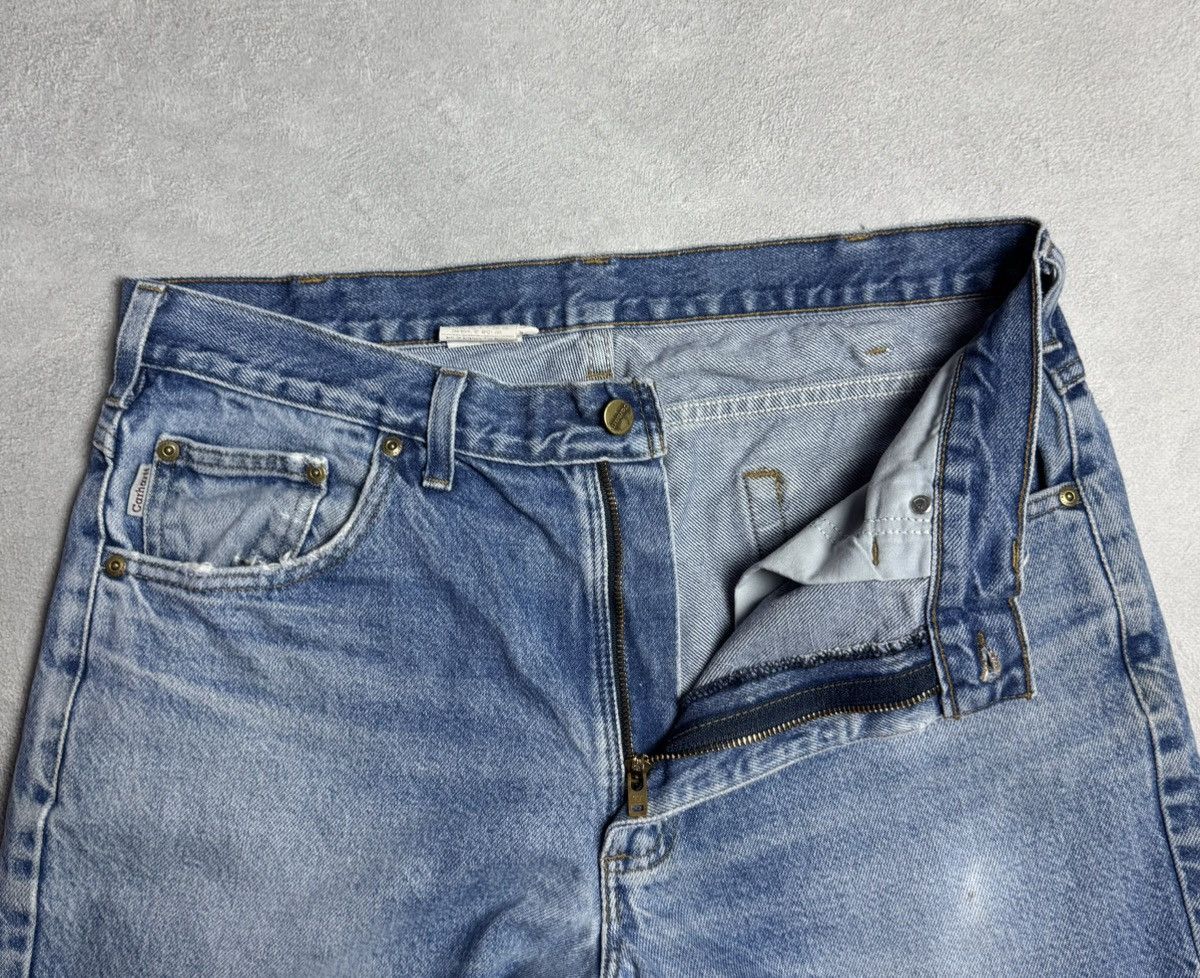 Carhartt 1990s Carhartt B 18 DST Vintage Straight Denim Jeans Size US 36 / EU 52 - 12 Thumbnail