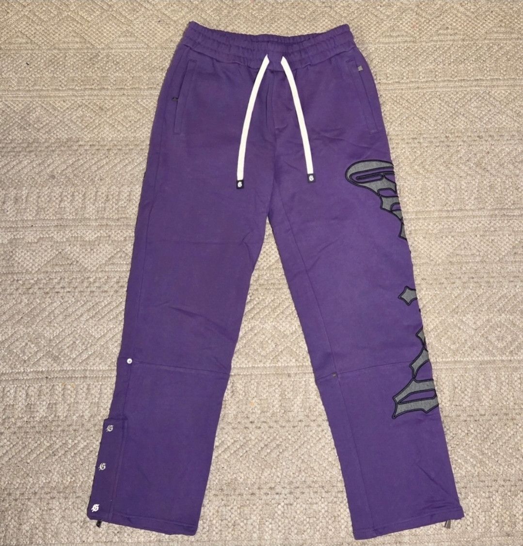 Godspeed Godspeed 'OG Logo' Purple & Grey Sweats Size LARGE Size US 36 / EU 52 - 1 Thumbnail