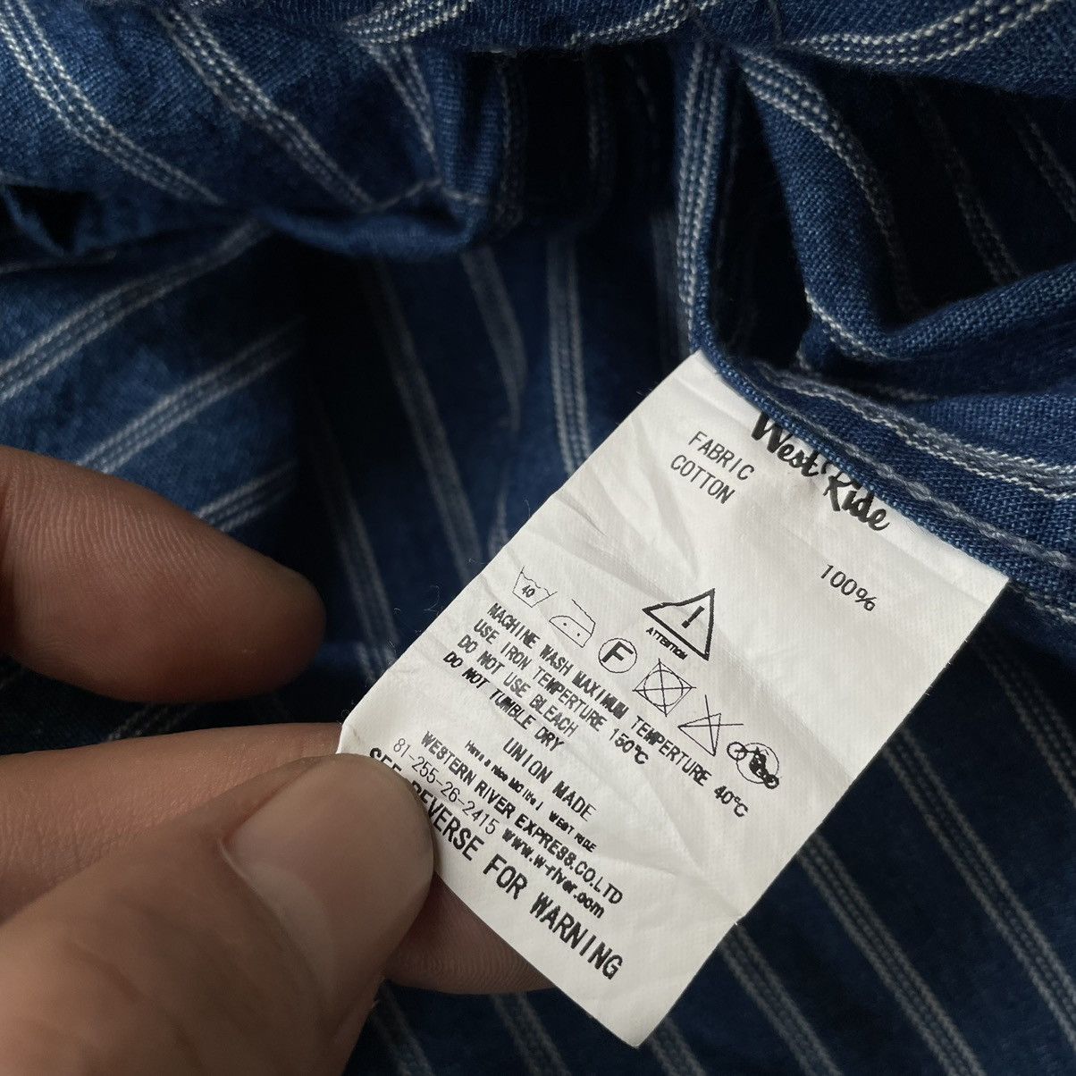 Japanese Brand West ride cycletogs wabash shirt Size US M / EU 48-50 / 2 - 9 Thumbnail