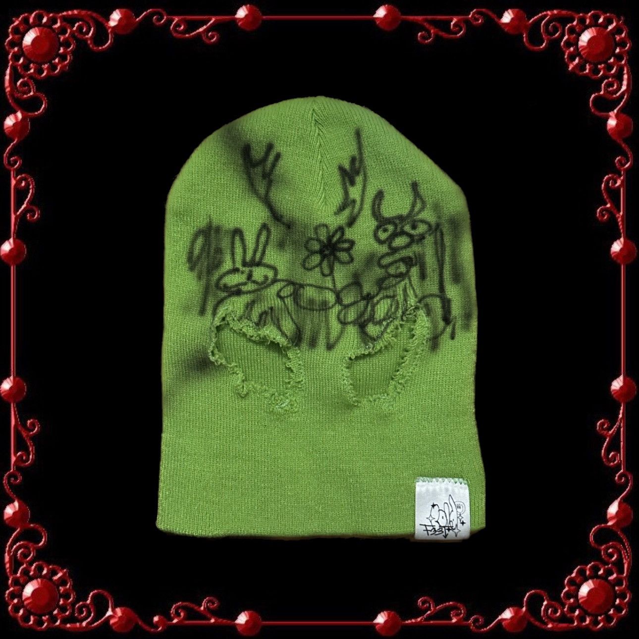 Japanese Brand coldf33t coldfeet beanie skimask Size ONE SIZE - 1 Thumbnail