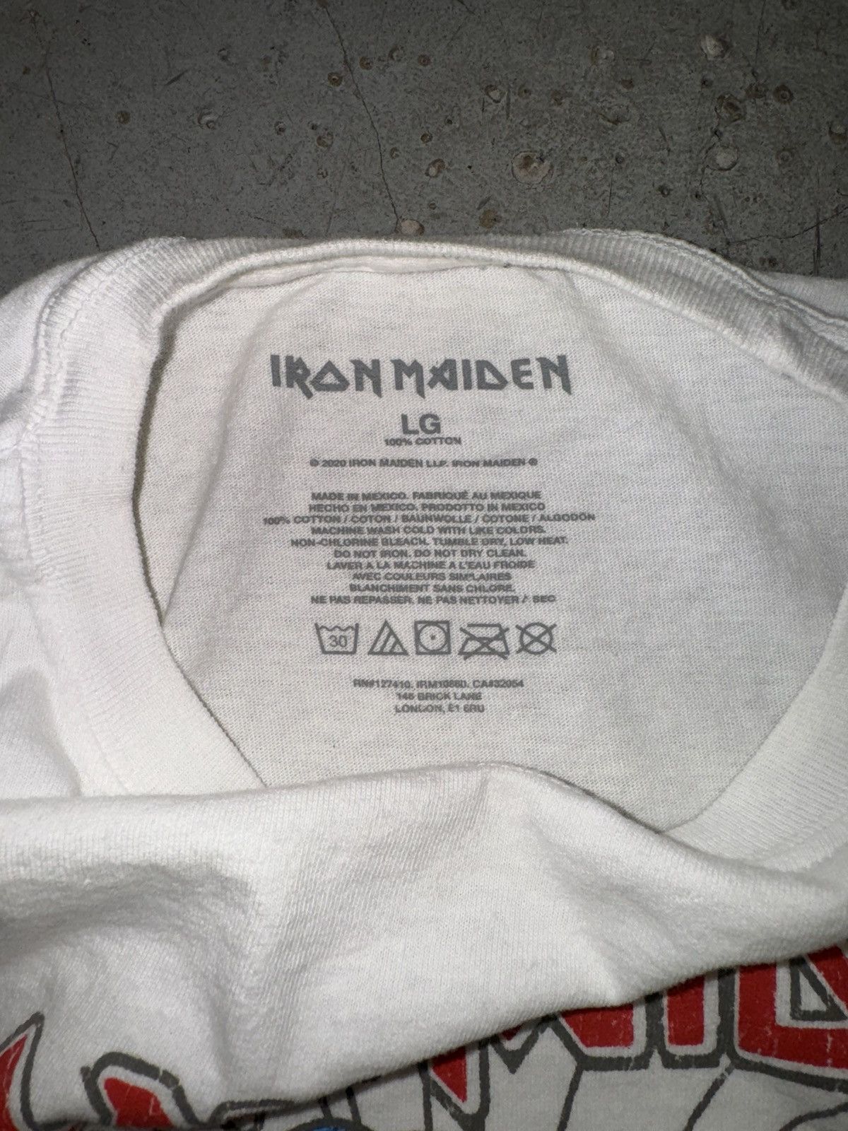 Band Tees Vintage Iron Maiden Skeleton Graphic Tee Size US L / EU 52-54 / 3 - 4 Thumbnail