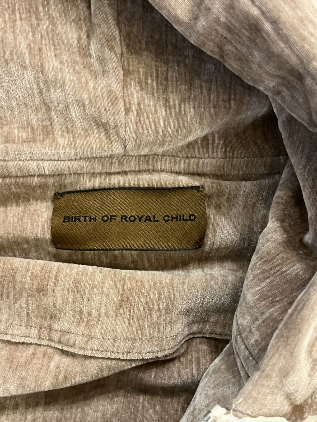 Birth of Royal Child Birth if royal child ruffled velvet hoodie Small NEW Size US S / EU 44-46 / 1 - 8 Thumbnail