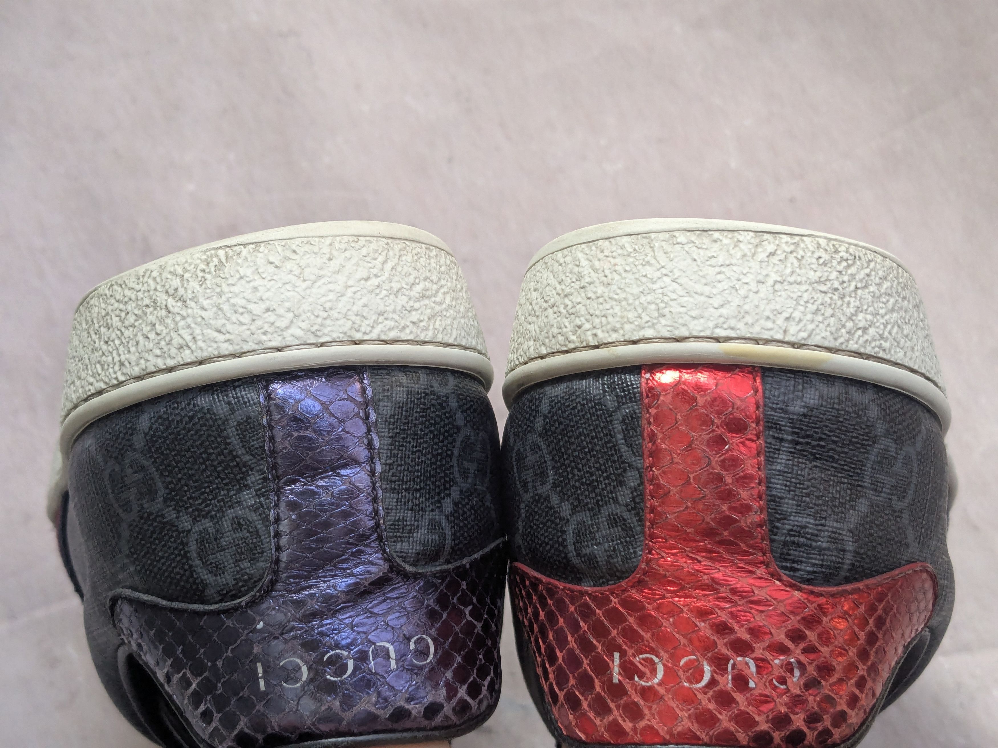 Gucci Gucci Ace Sneakers Monogram 8.5 Logo Low Tops 429445 Size US 8.5 / EU 41-42 - 11 Thumbnail