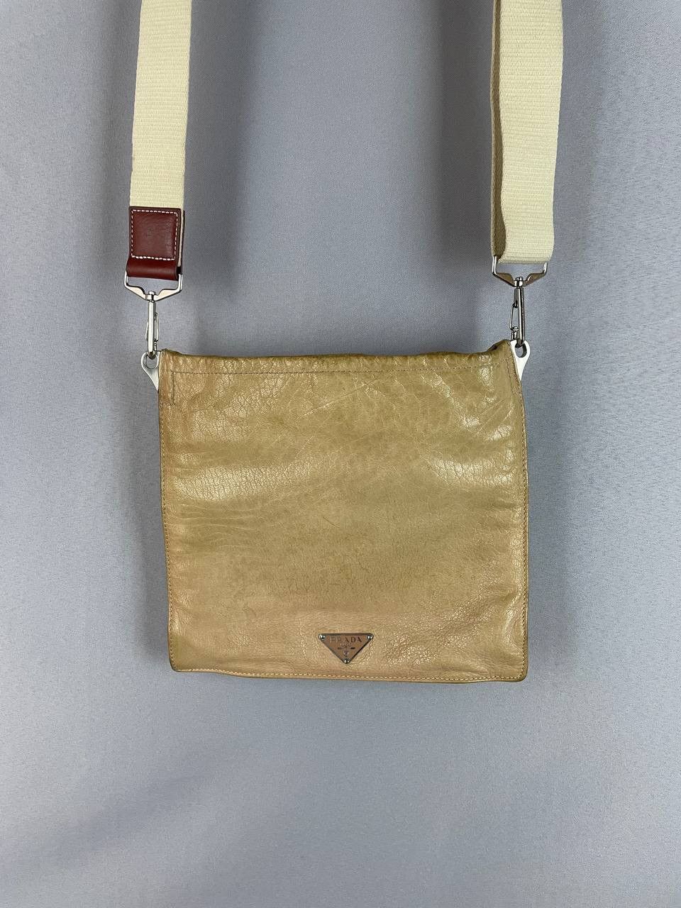 Prada Prada Leather Mini Bag Brown Size ONE SIZE - 2 Thumbnail