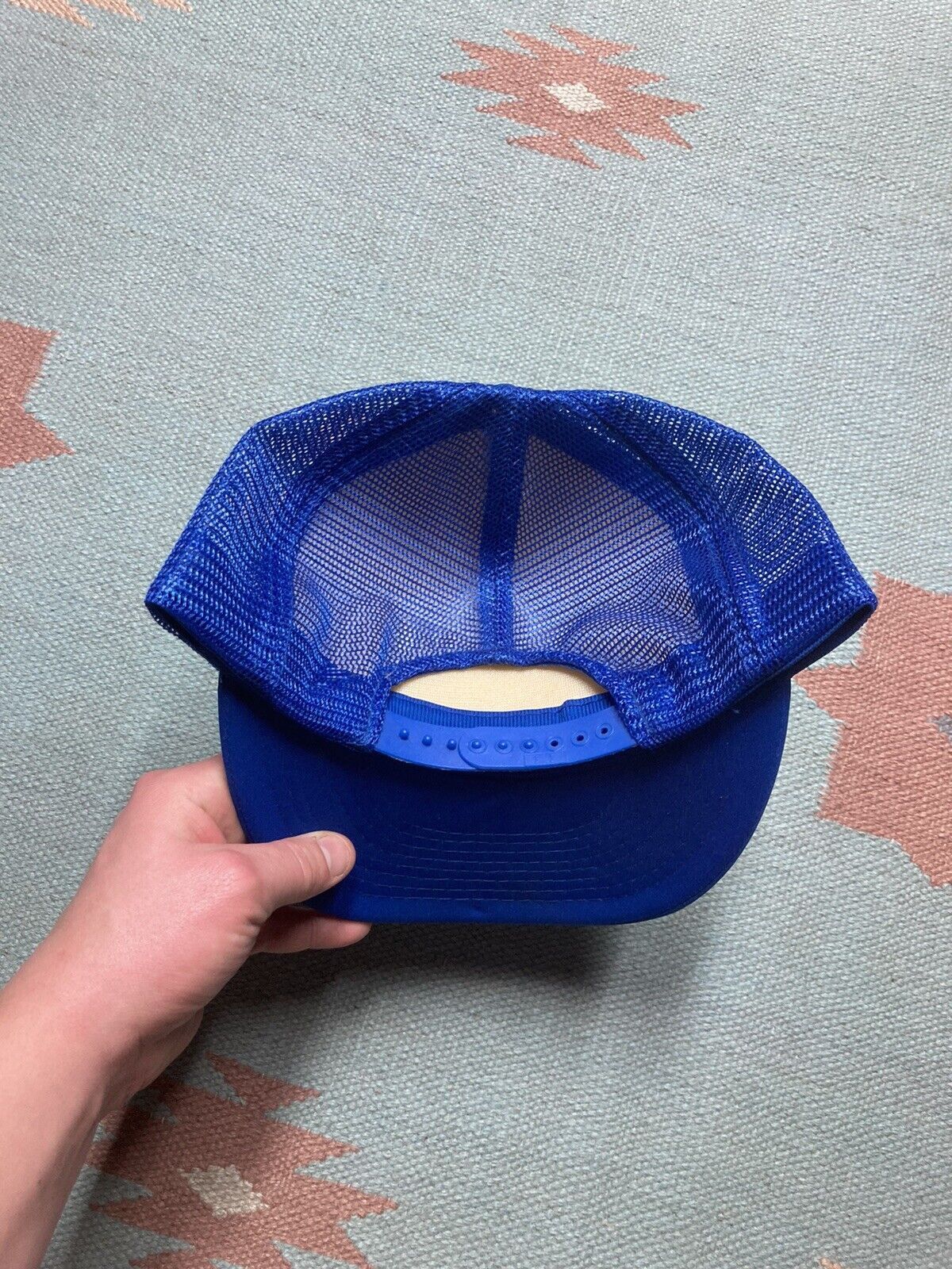 Vintage trucker hat system 32 Hettich Germany builders construction Size ONE SIZE - 4 Thumbnail