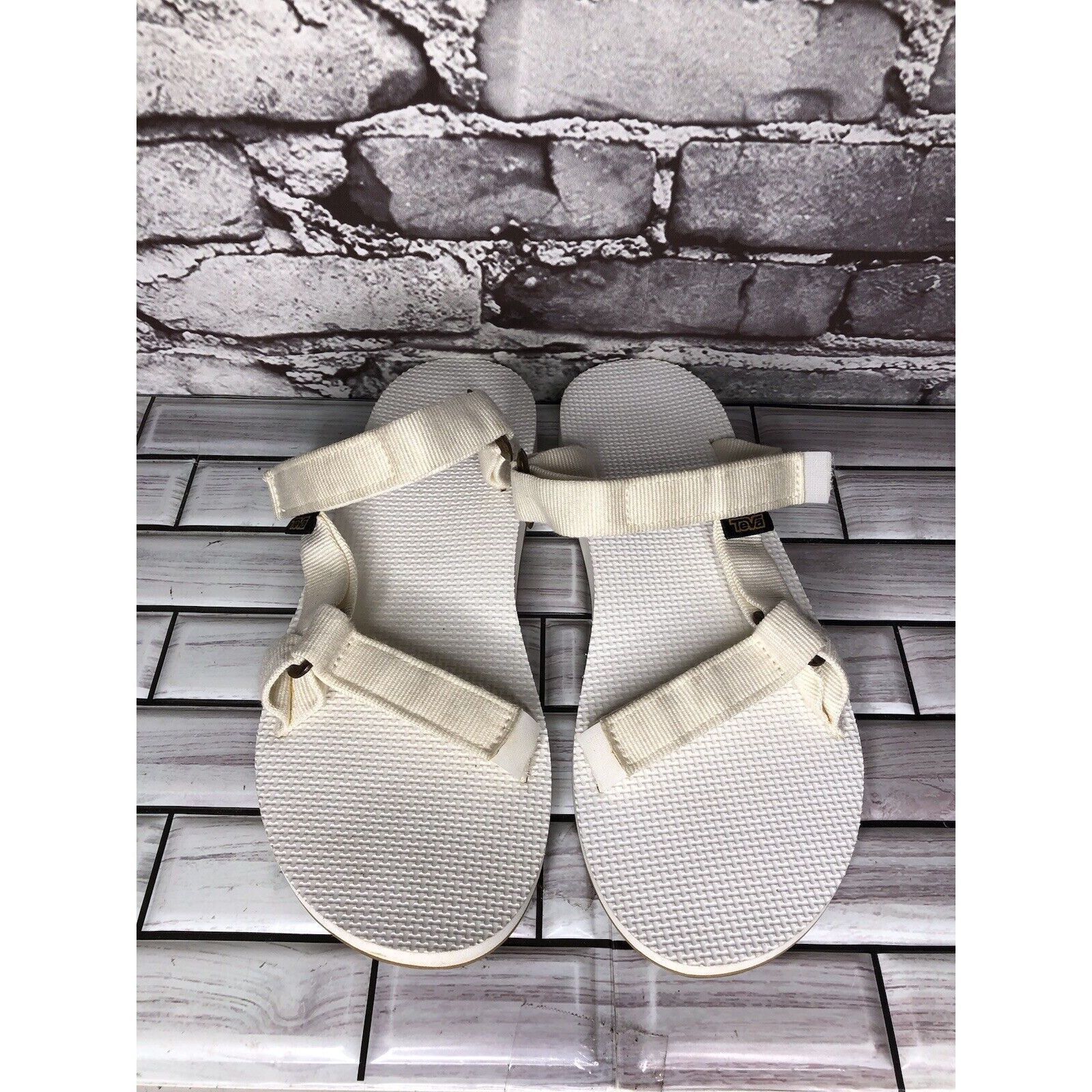 Teva Teva Universal White Textile Foam Slide Sandals Women Sz 10 Size US 10 / IT 40 - 15 Thumbnail